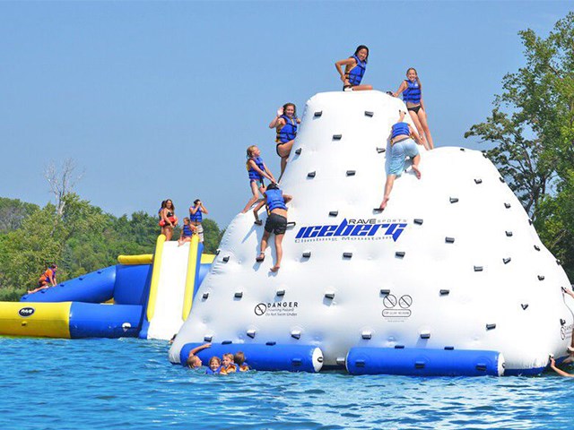 Water Park 0.9mm PVC Inflatable Iceberg Water Toy,Cheap Inflatable Iceberg Floating BY-WT-004